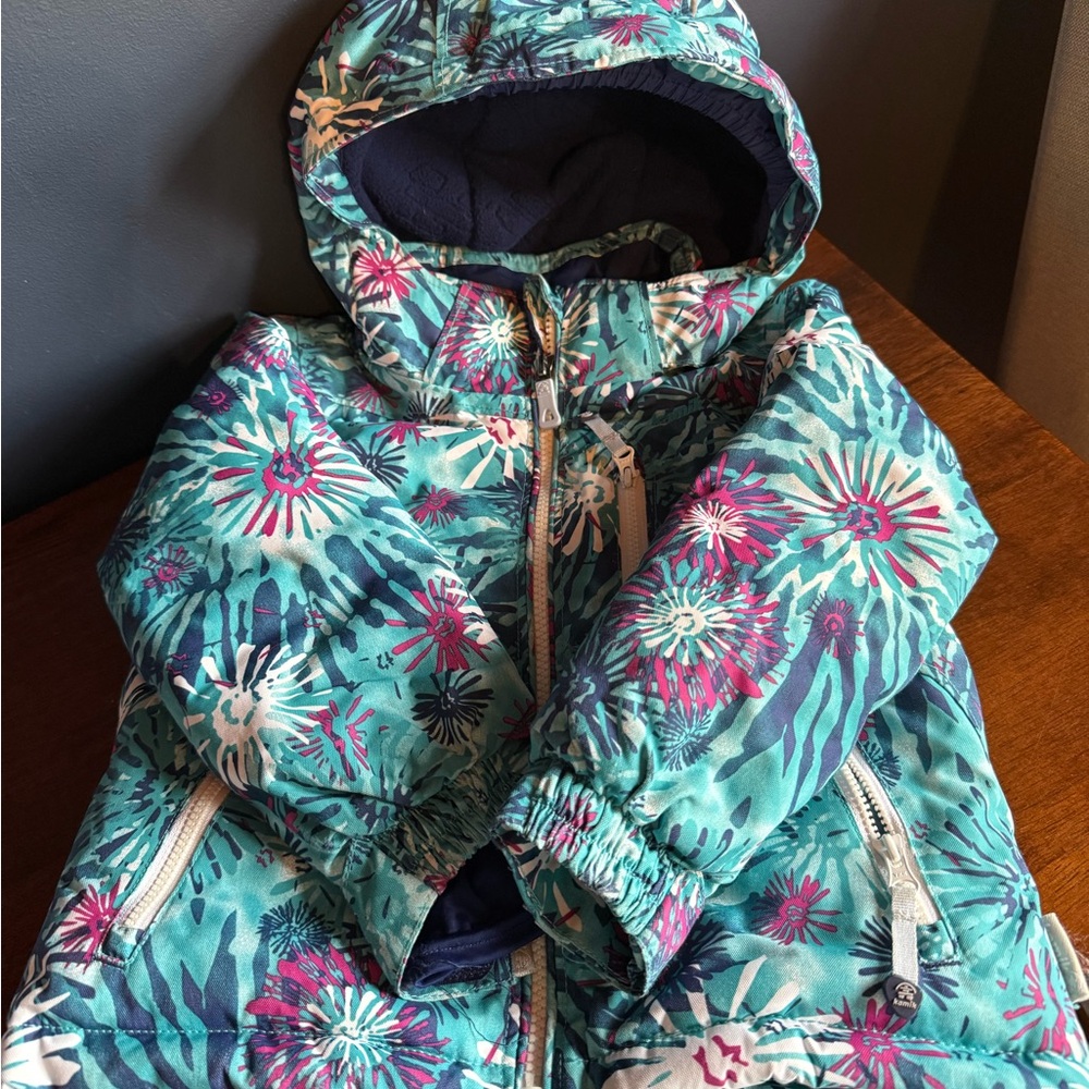 Kamik Blue and Pink Puffer Jacket